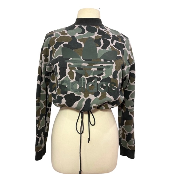 Adidas Lightweight Cropped Sweatshirt - Picture 2 of 2